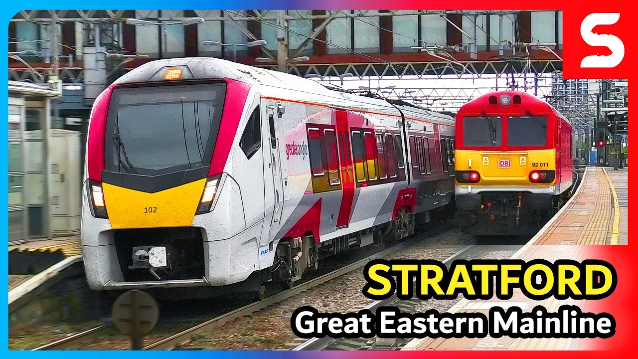 Trains at Stratford (London) (GEML) 27/09/2025