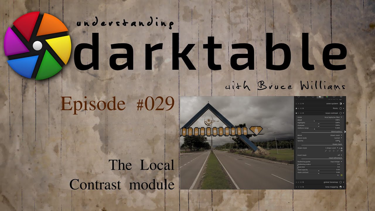 darktable ep 029 - Модуль локального контраста