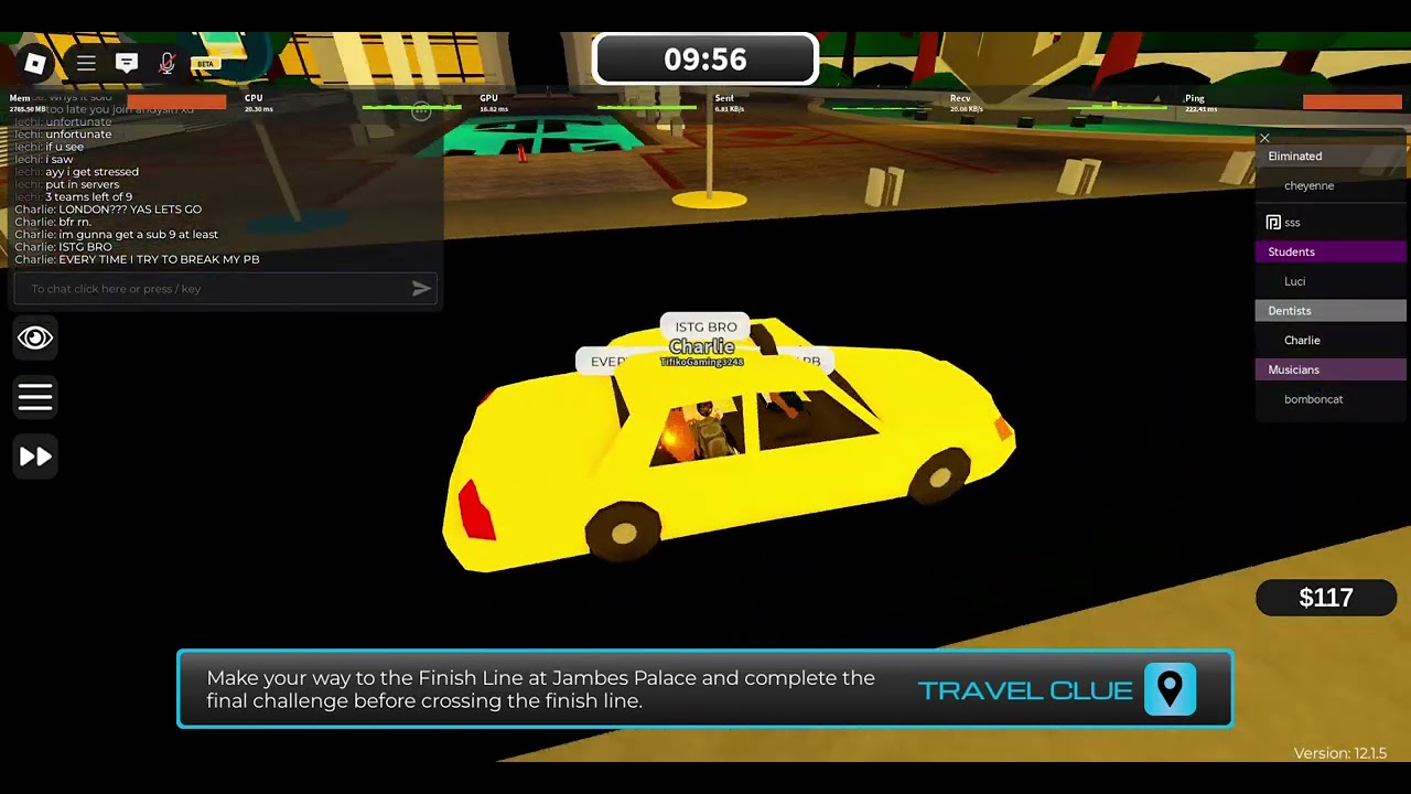 LAS VEGAS FULL RUN EXCEPT THE GAME PMO - Race Around The World (Roblox)