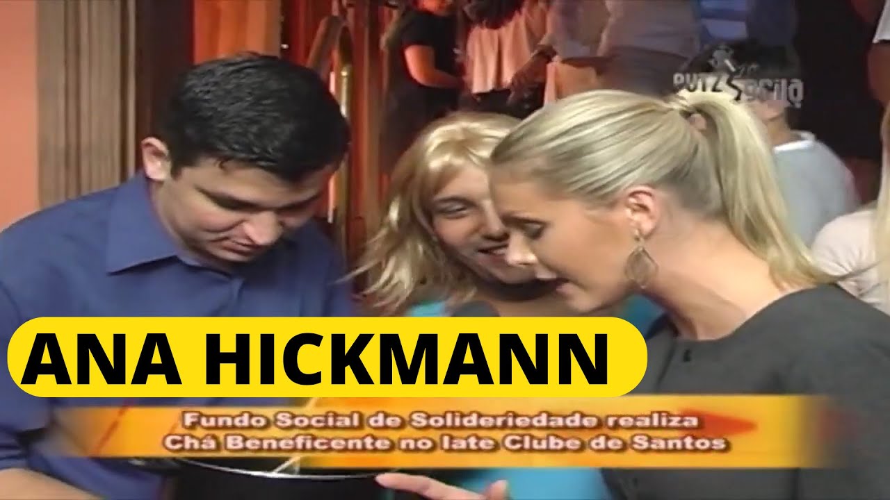 CHÁ COM ANA HICKMANN E EDU GUEDES
