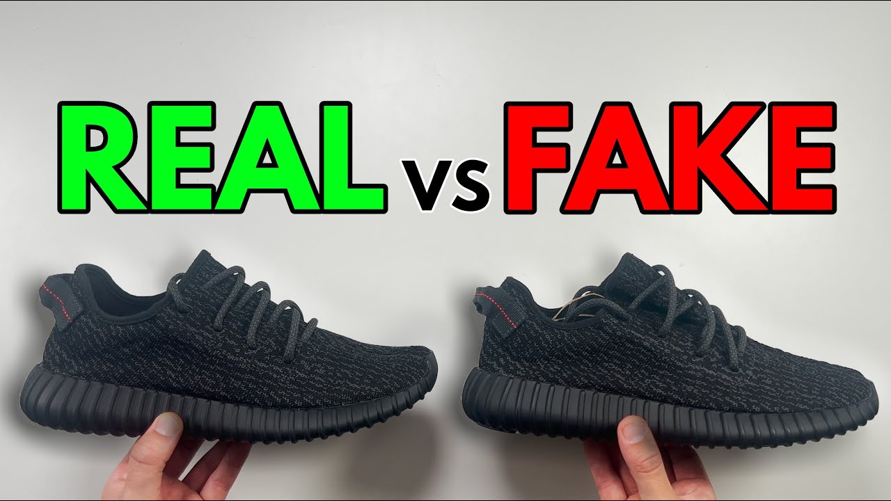 НАСТОЯЩИЕ ИЛИ ПОДДЕЛЬНЫЕ! СРАВНЕНИЕ КРОССОВОК ADIDAS YEEZY 350 V1 PIRATE BLACK 2023 ГОДА!