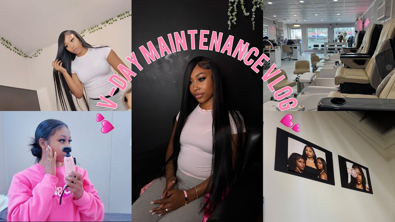 💕 V-DAY Maintenance Vlog | Valentine’s Day Prep, Hair, Nails & Glow Up 💕