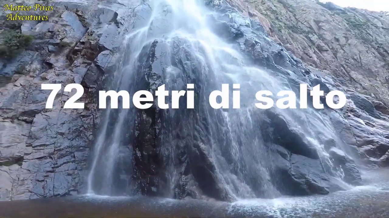 La Cascata di Muru Mannu con una buona portata (Monte Linas - Sardinia) GoPro HD