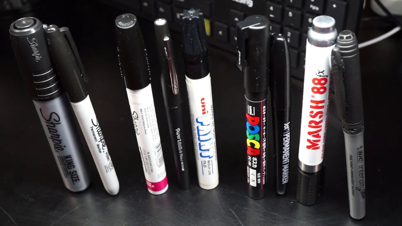 A Detailed Review of 9 Popular Black Paint Markers