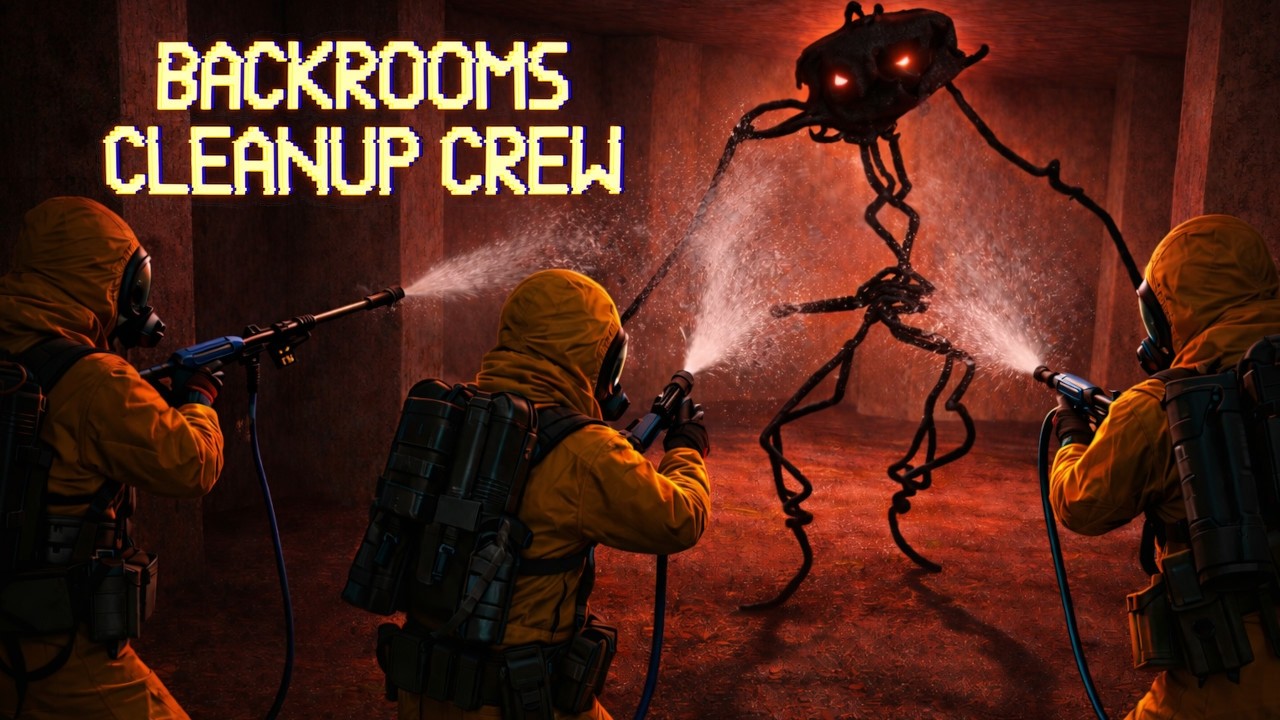 Bossfight gegen die Bacteria (Wollimaus) | Backrooms Cleanup Crew (Kapitel 1 / Raum 8) (Schwer)
