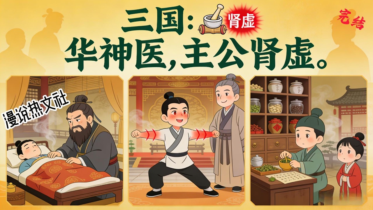 完结《三国：华神医，主公肾虚》秦颂魂穿东汉末年，成为真定城县令。赵云：“县令，城外敌人又到了一万多名敌人援兵。” 秦颂：“不慌，让华神医到我房间来！ #三国#男频衍生#穿越