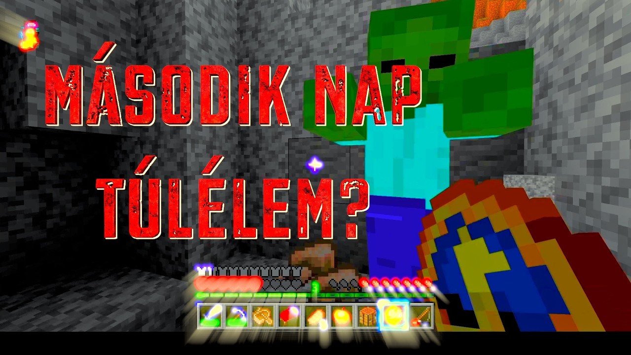 Félek a moboktól! | Minecraft Hardcore 8 évesen