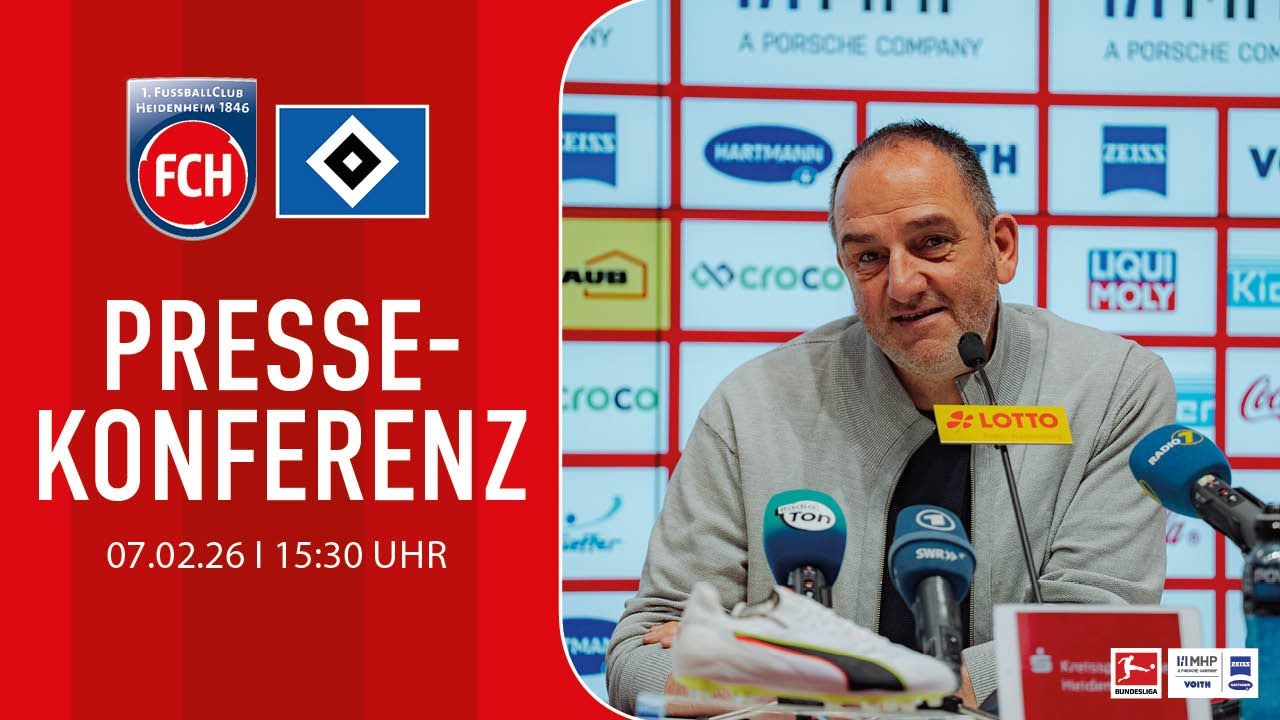 Die Pressekonferenz vor dem Spiel gegen Hamburg
