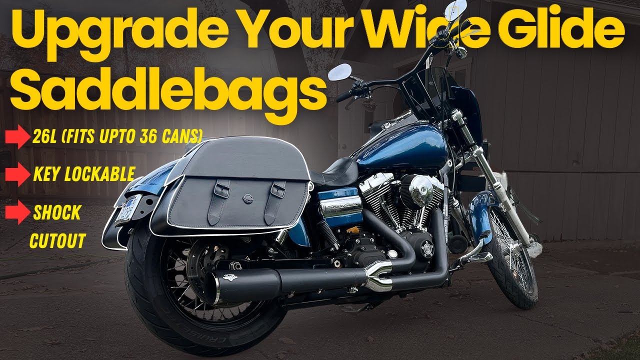 Best Looking and Innovative Dyna Wide Glide Saddlebags