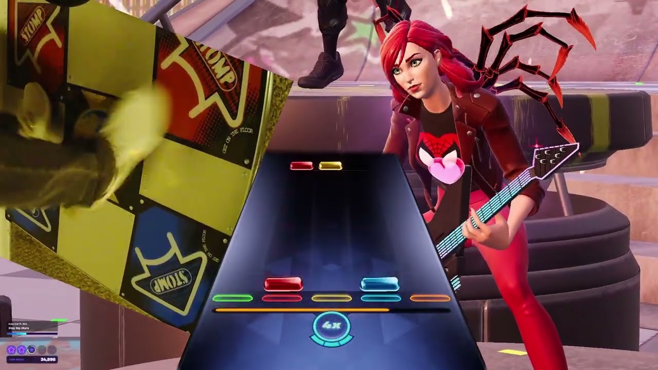 Pump It Up Fortnite Festival Expert: Kiss Me More Doja Cat ft. SZA Lead