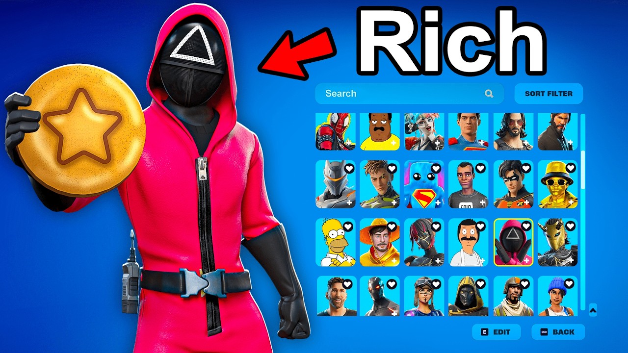 POOREST to RICHEST 9 Year Old in Fortnite!