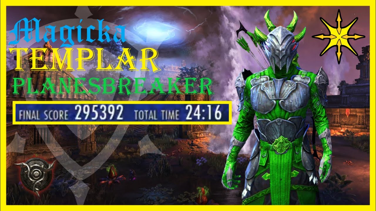 ESO Rockgrove Trifecta 295 k Score, Magicka Templar POV, Planesbreaker PS5 EU, U40