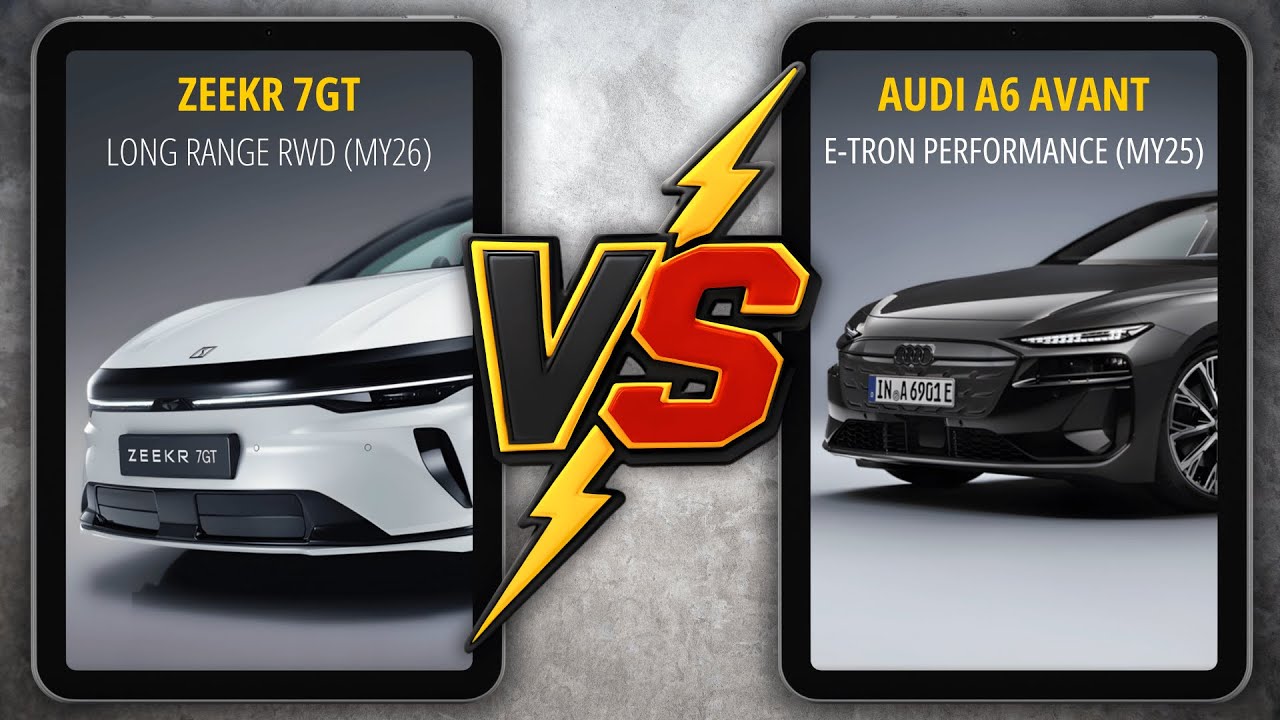 Zeekr 7GT Long Range RWD vs Audi A6 Avant e-tron performance | Which EV Wins? ⚡️