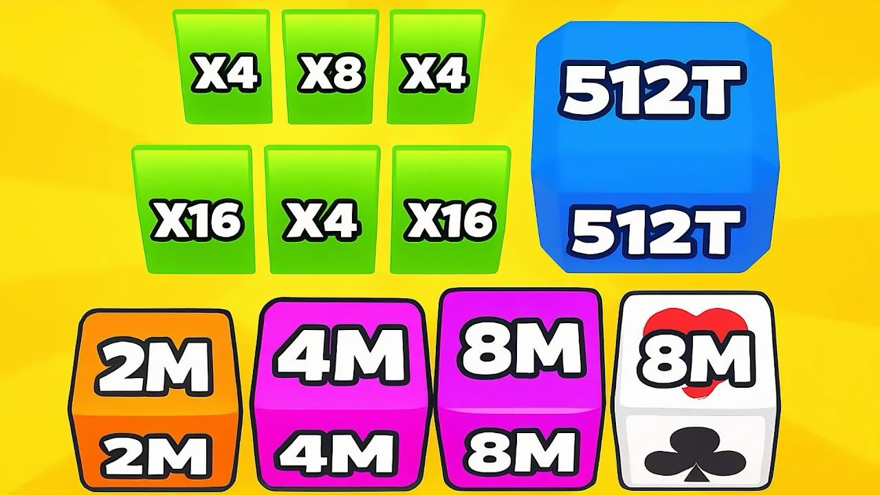 Jelly Run 2048 SHOWDOWN Gameplay | 3 Shapes Mega Race | 512M vs 16B vs 4T vs 8Q Battle | PART 5