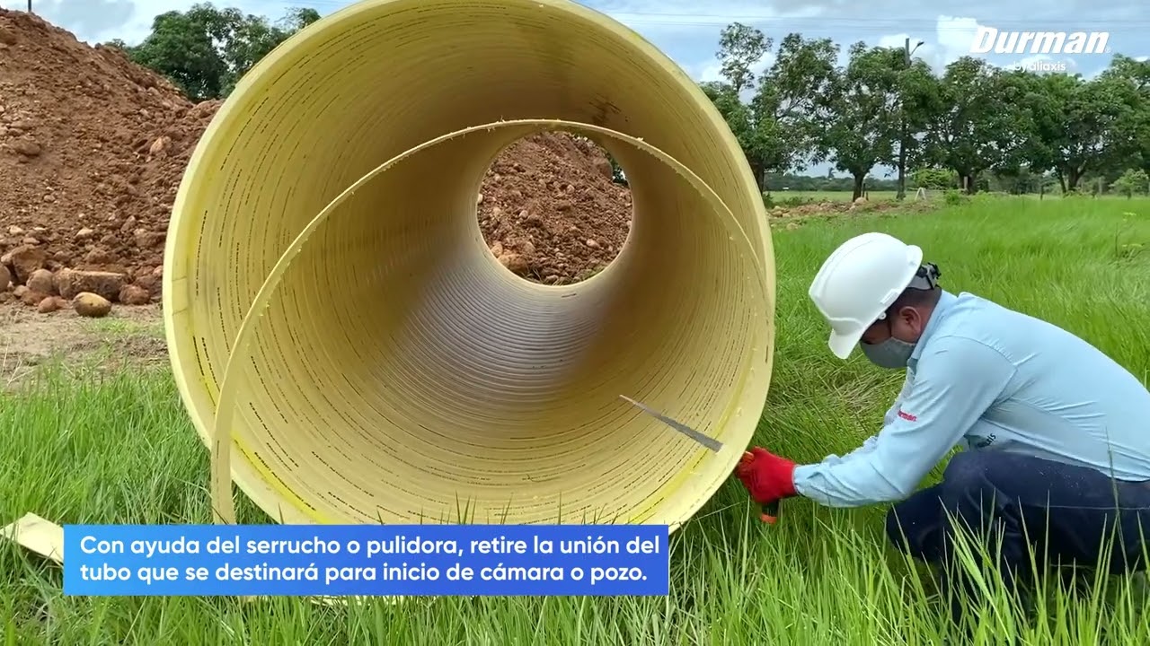 Instalaci&oacute;n eficiente de tuber&iacute;as de alcantarillado PVC Rib Steel | Durman by aliaxis