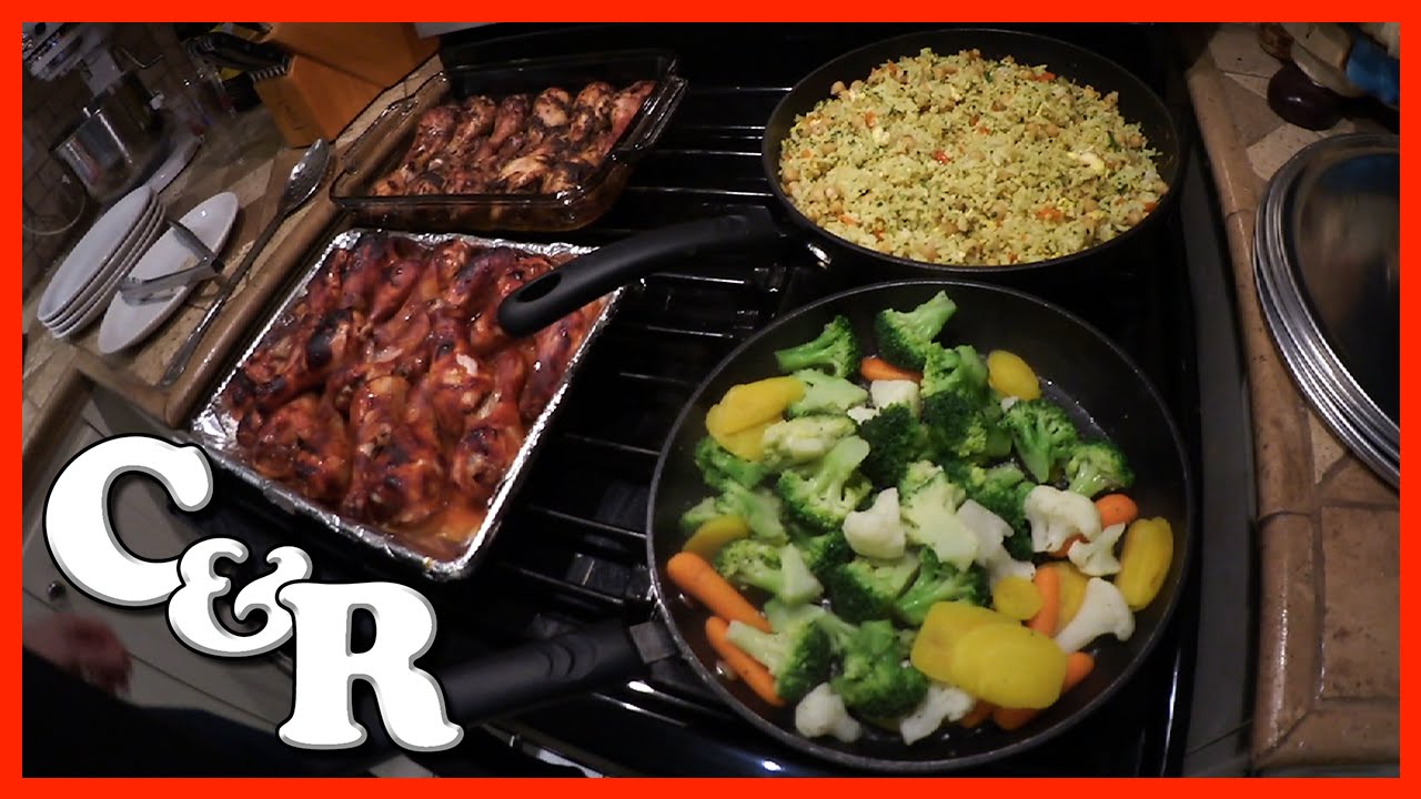 Jerk Chicken, Curried Rice & Veggies Recipe with Paul & Ken - Cook & Review Ep #1