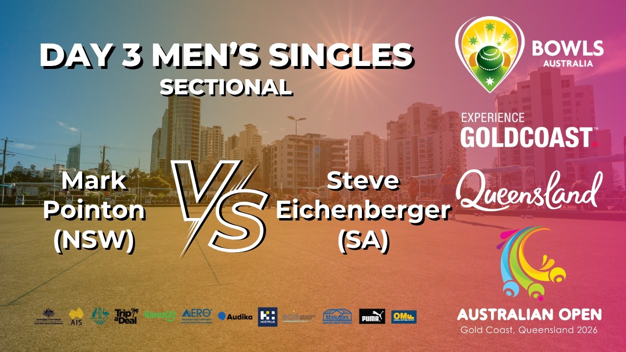 2026 Australian Open &ndash; Men&rsquo;s Singles Sectional (Mark Pointon vs Steve Eichenberger)