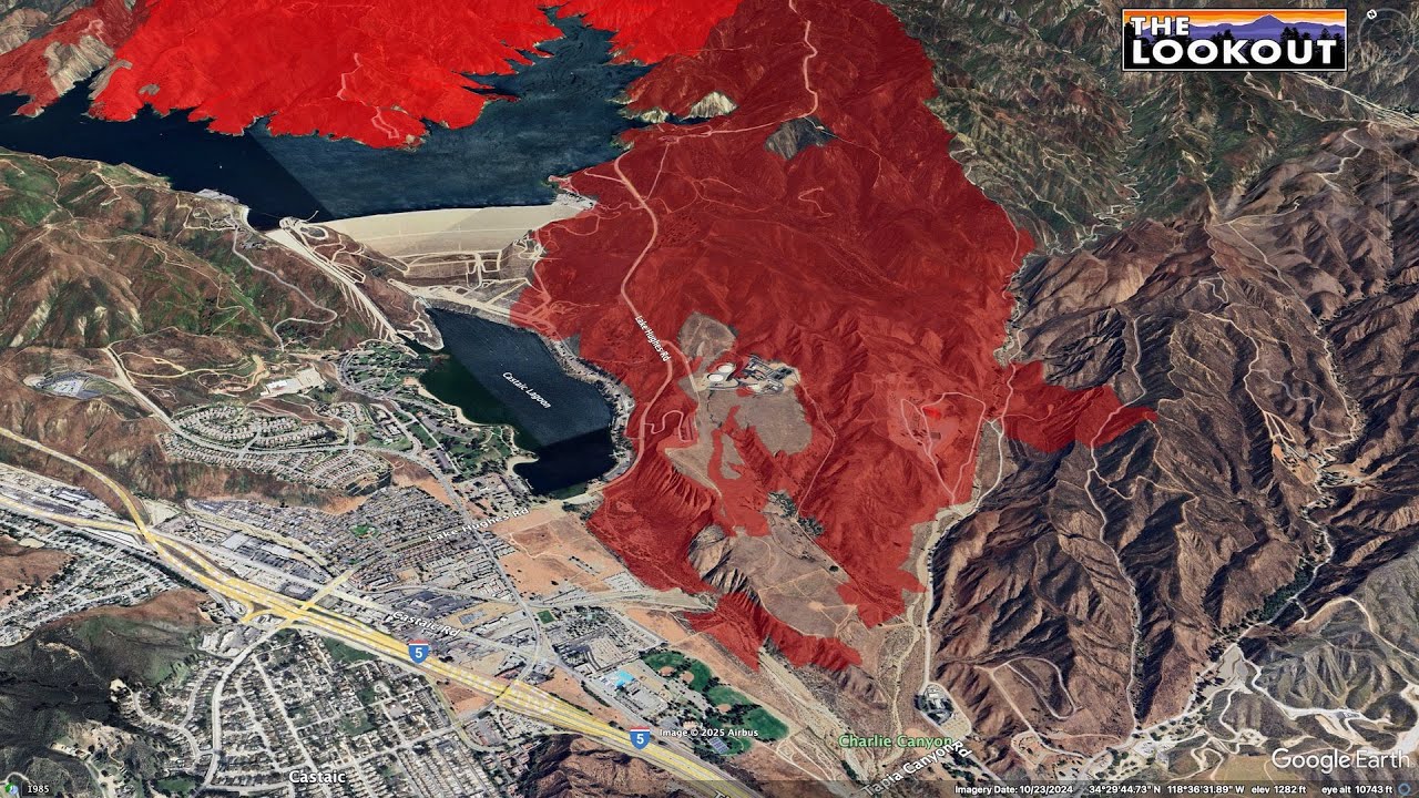 Hughes Fire Update and How NorCal Water Gets to Castaic Lake