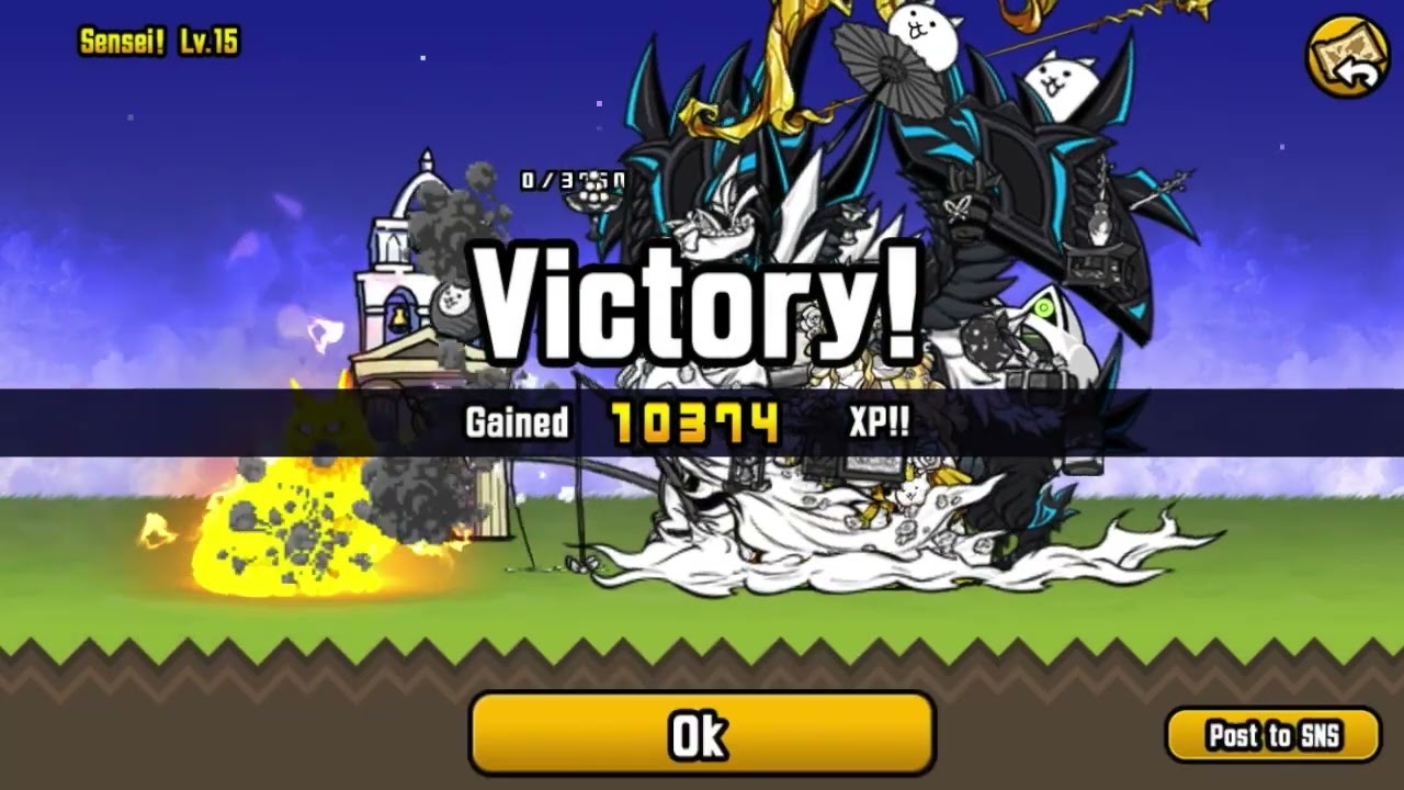 [The Battle Cats] April Gauntlet II: Sensei! Lv.14~16