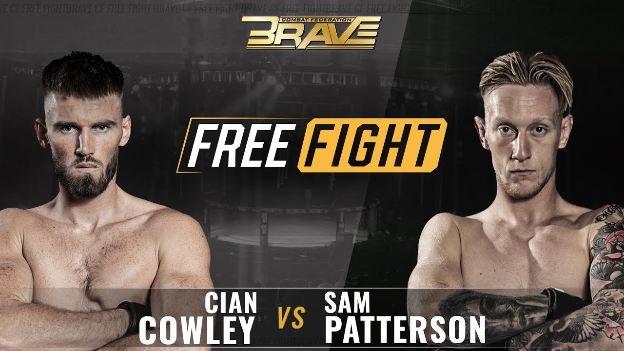 FREE FIGHT | Cian Cowley vs Sam Patterson - BRAVE CF 33