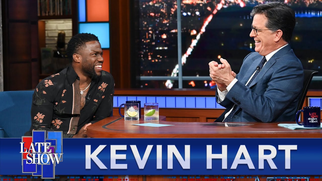 Stephen Cracks Open The Tequila For Fellow Talk Show Host Kevin Hart