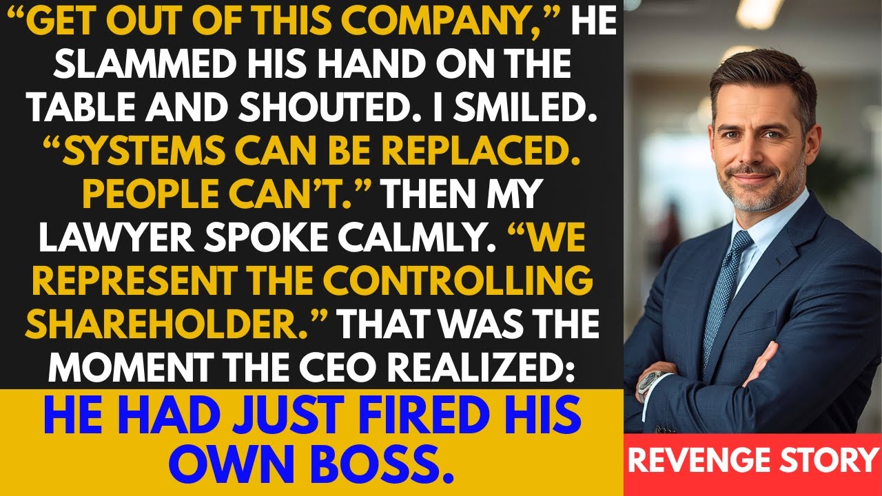 Fired for Being “Replaceable.” What the CEO Missed Was My 74% Control Stake | Office revenge