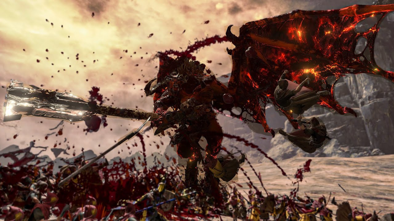 KHORNE’S BLOODY FIST - Bloodthirster Animations | Total War Warhammer 3