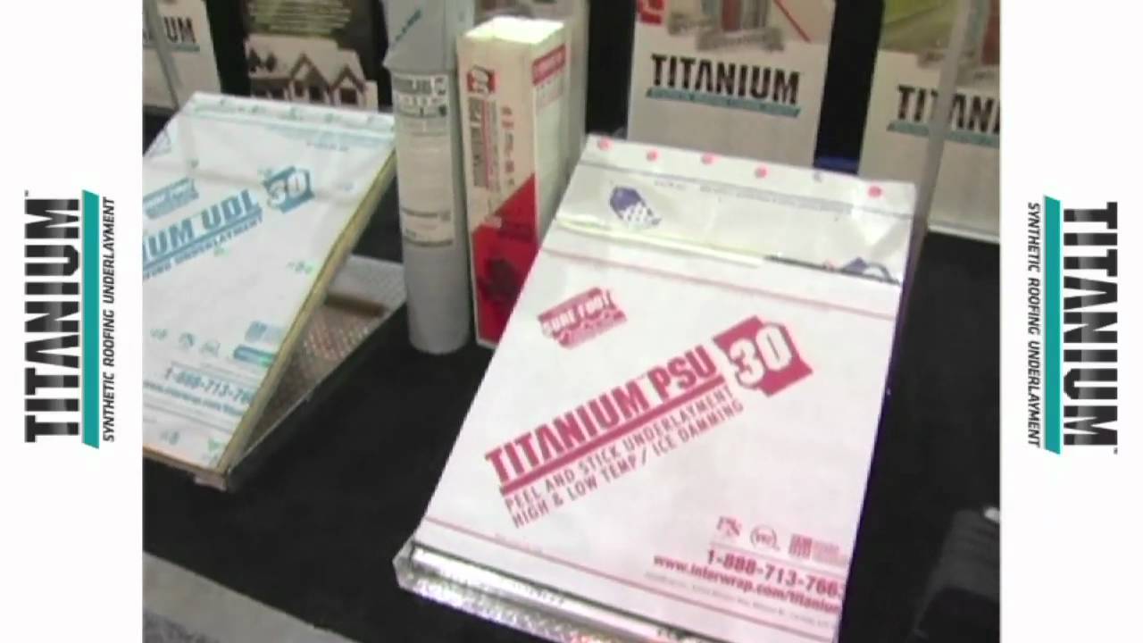 TITANIUM™ Synthetic Roofing Underlayments