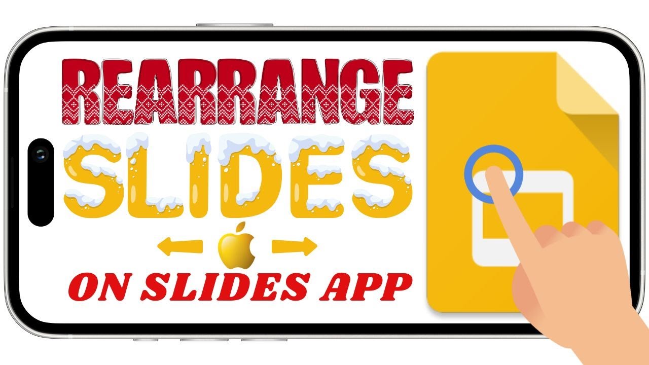 How to Rearrange Slides in the Google Slides App (iPhone Version)