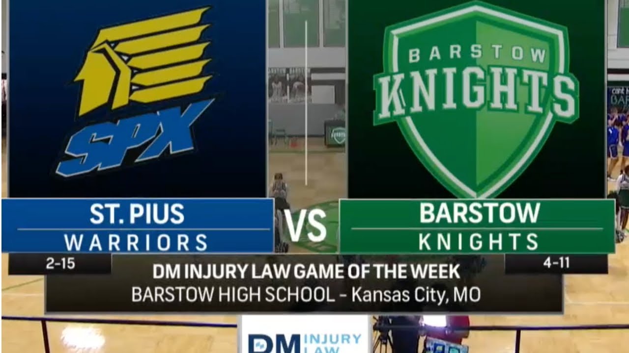 The Barstow School hosts St. Pius X (Boys Basketball) on Jan 23, 2026