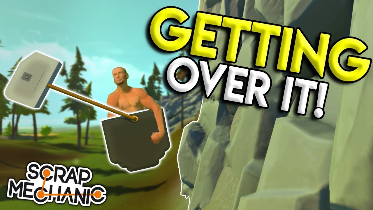 GETTING OVER IT, MARIO ODYSSEY and MORE! -  Scrap Mechanic Creations Gameplay