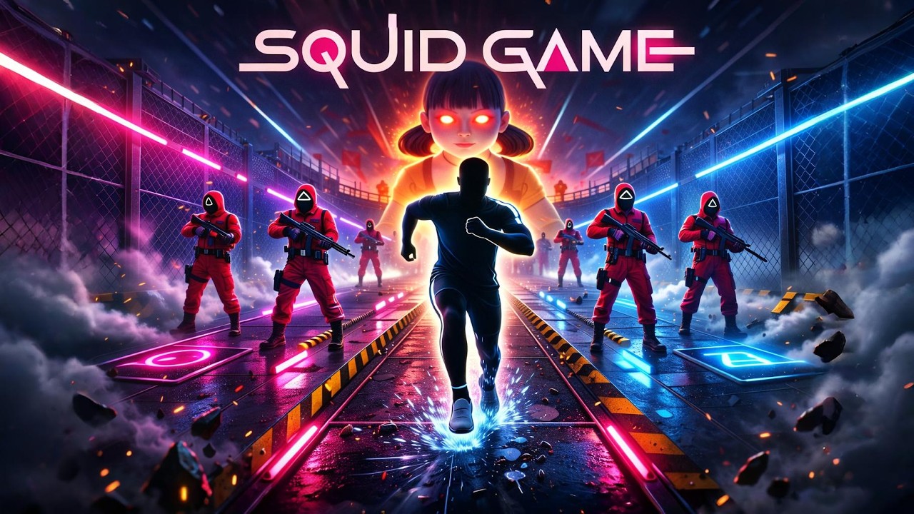 POV : Squid Game Run | Warm Up 🚦 Interactive Fitness Challenge 🔺 Yamidora