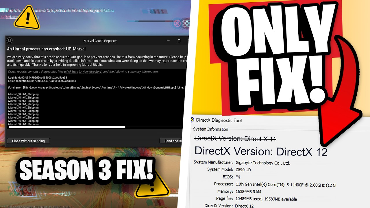 How to Fix Marvel Rivals GPU Crashing - Marvel Crash Reporter FIX! (SEASON 3 WORKING FIXES!)