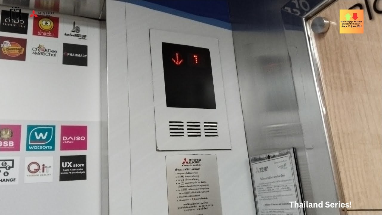 Mitsubishi GFM-T Traction Freight Elevator Lift 8 - The Platinum Fashion Mall Zone 2 Bangkok THB