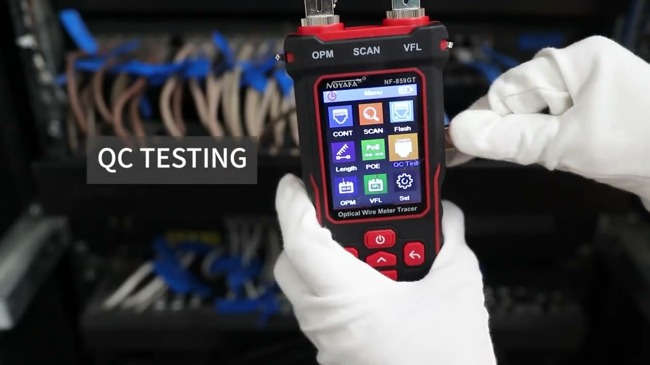 New Arrivals Network and Optical Cable Tester-NF-859GT RJ45 Tester, Local Allgnment tset of receiver