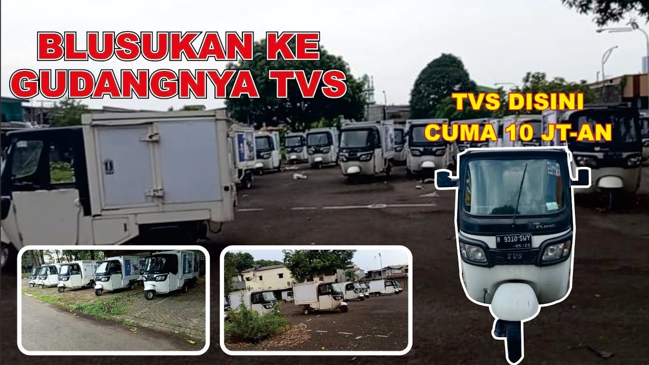 Blusukan ke gudangnya Tvs Roda 3 Part 1