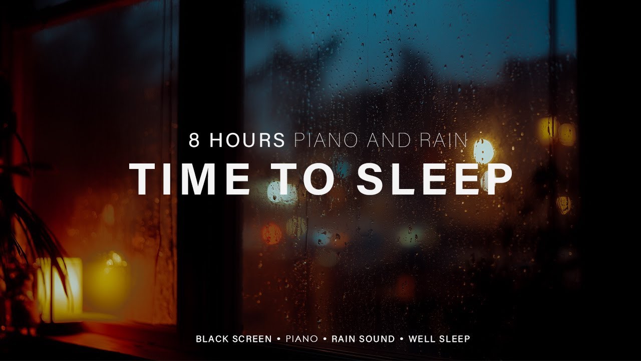 Cozy Piano with Quiet Raindrops on Windows – Sleeping Music for Peaceful Night & Mind Reset #15