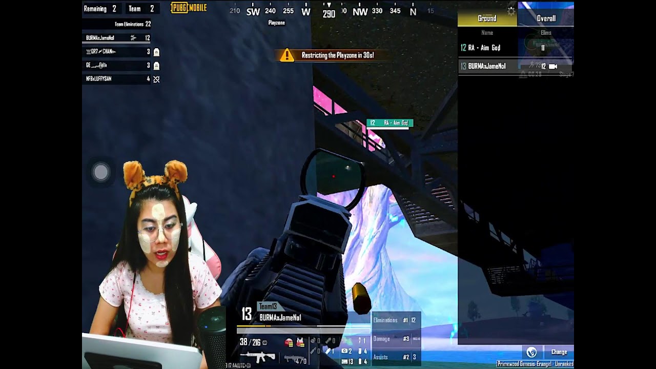 အရင်လိုချစ်သေးရဲ့လားး???ဒီနေ့PUBG ဂျင်းနီEventမှာRankတူတူတင်ကြမယ်နော်.”TC”လေးးချပေးမှာမို့ လက်မြန်မှ