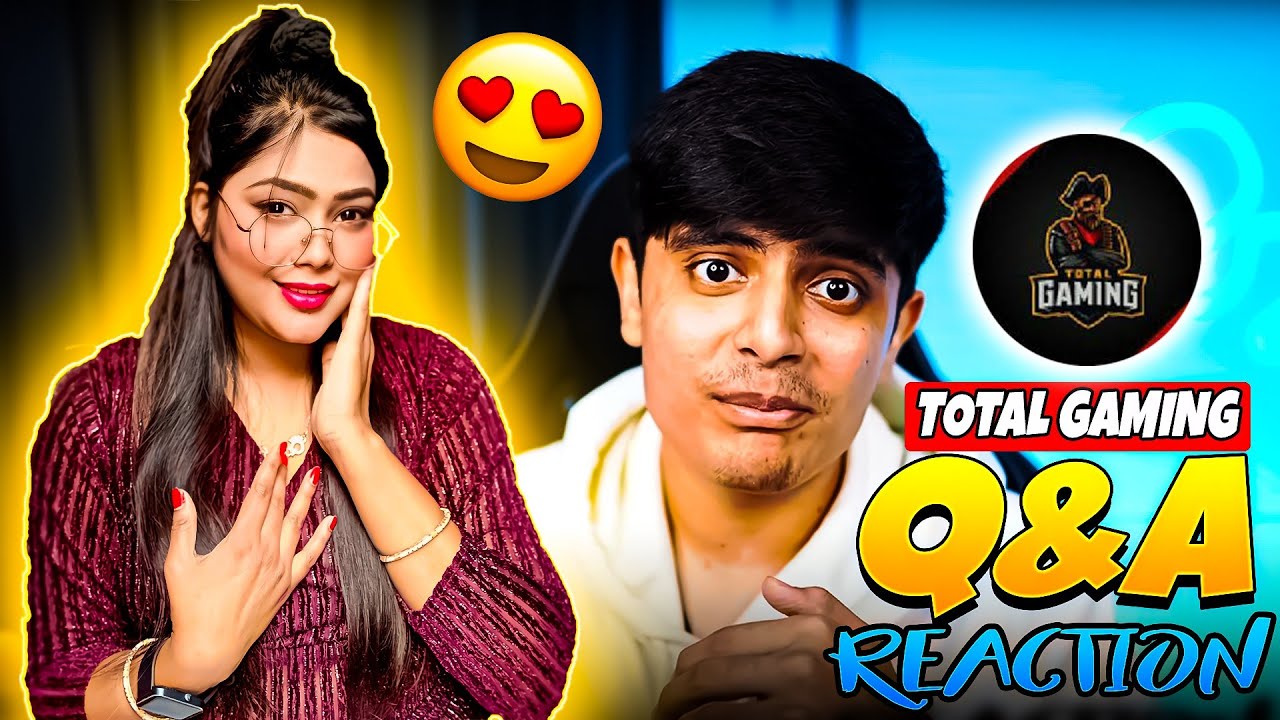 AJJUBHAI REAL FACE REVEAL🔥🥰 | Q&A REACTION VIDEO  |  @TotalGaming093  #qna #freefire #reaction#funny