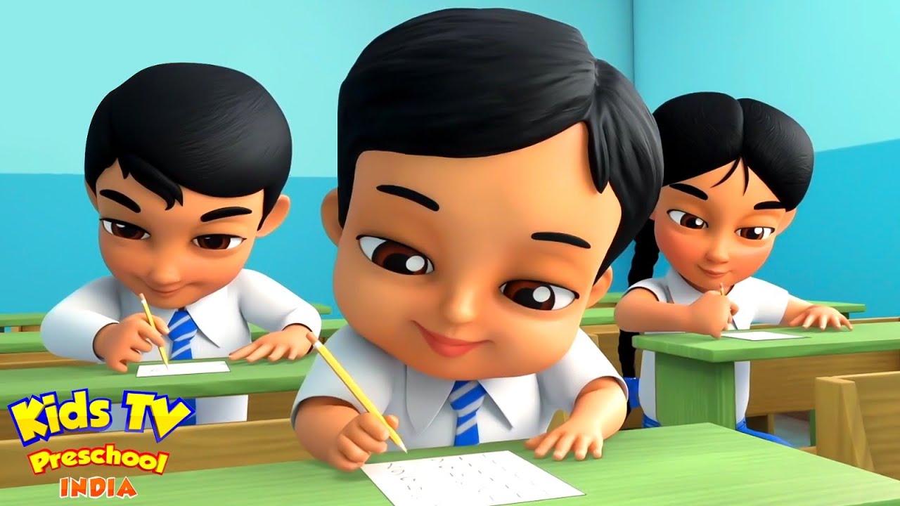 Hum School Chale, हम स्कूल चले, Hindi Rhymes for Kids, Preschool Song