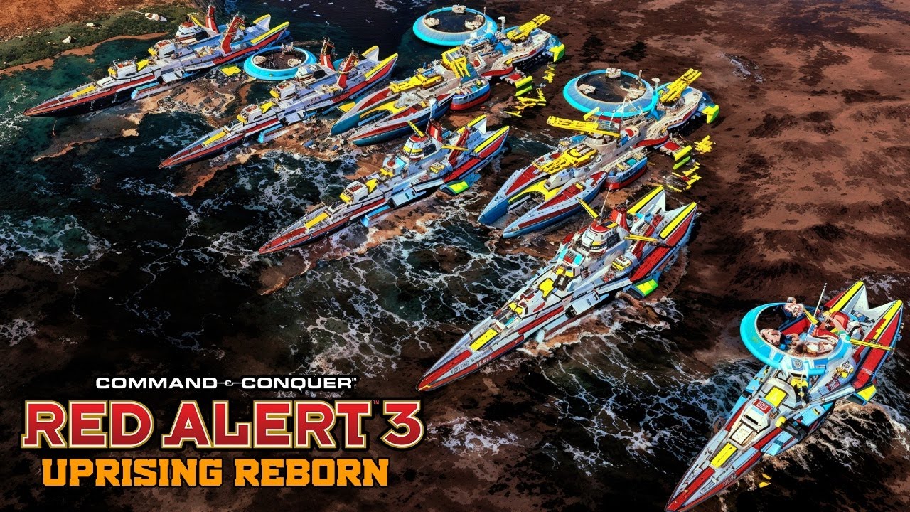 Red Alert 3: Uprising Reborn Mod – Легендарное господство на море!