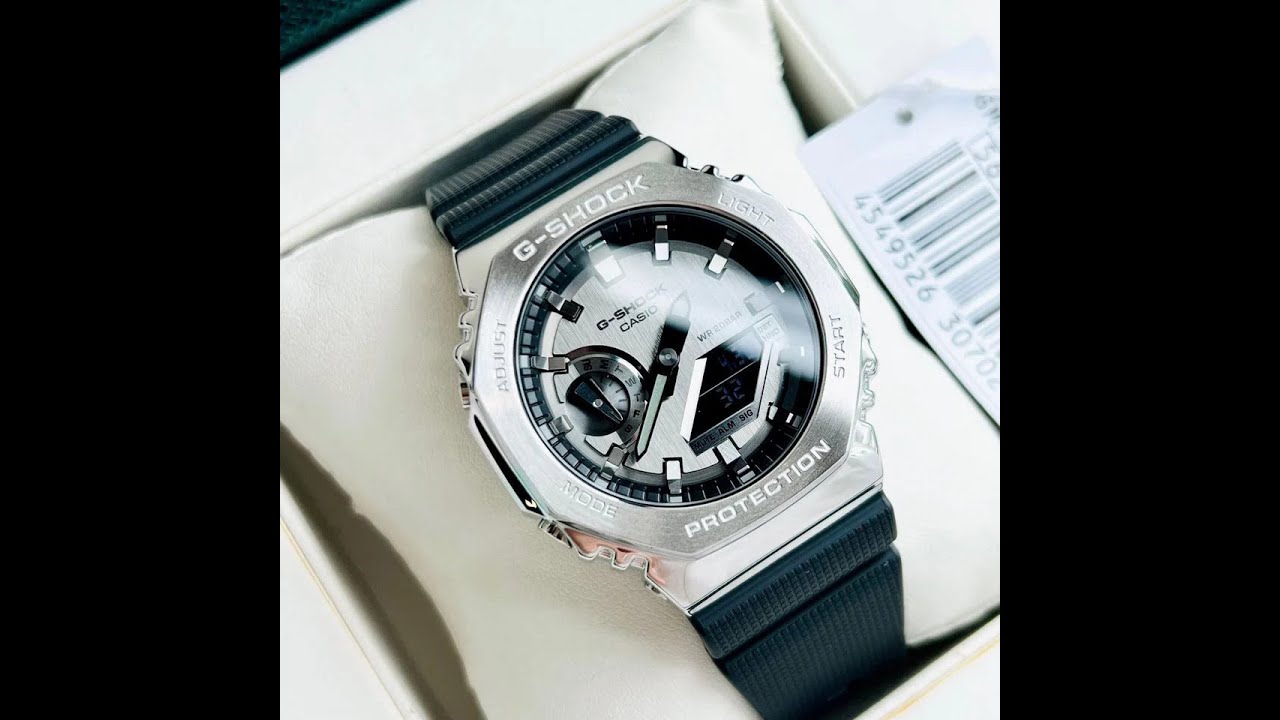 Đập hộp G-SHOCK GM-2100-1A  / Tập quan sát thời gian để chỉnh chu hơn