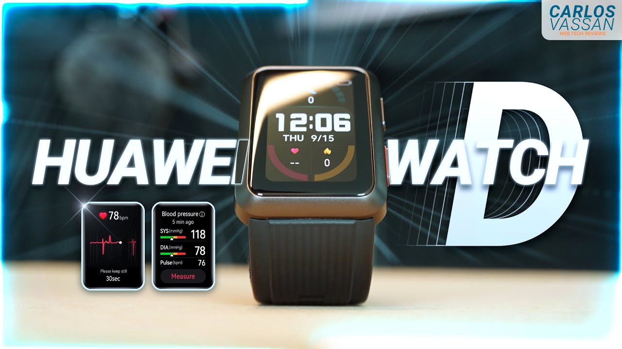 Este reloj mide la PRESIÓN ARTERIAL l Huawei Watch D