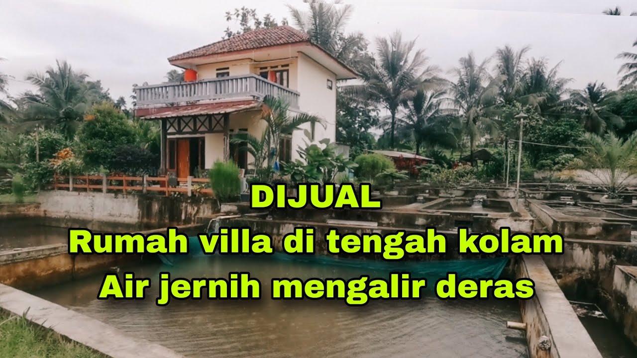 DIJUAL RUMAH VILLA DAN KOLAM IKAN CANTIK CIBITUNG TENGAH TENJOLAYA BOGOR #rumahdijual 