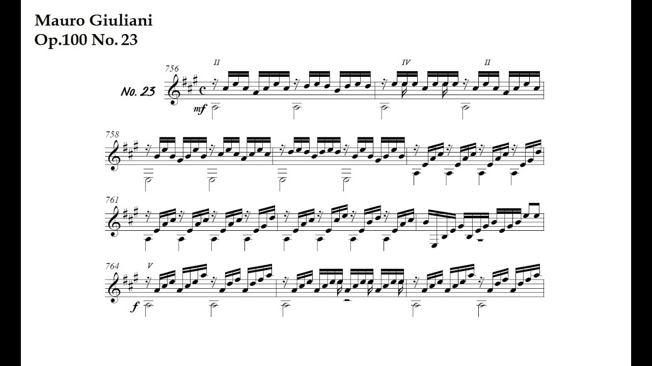 M. Giuliani. Op.100 N23