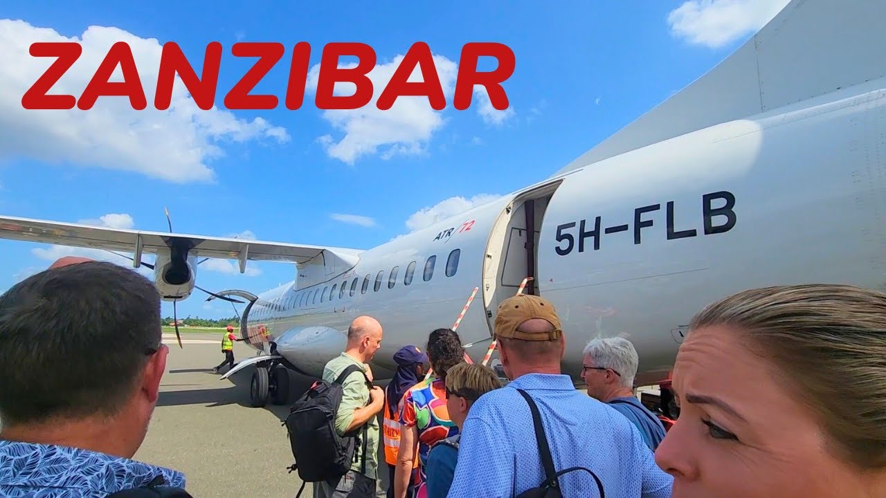 Flying from Zanzibar to Tanzania's Capital City, Dar Es Salaam! (4K)