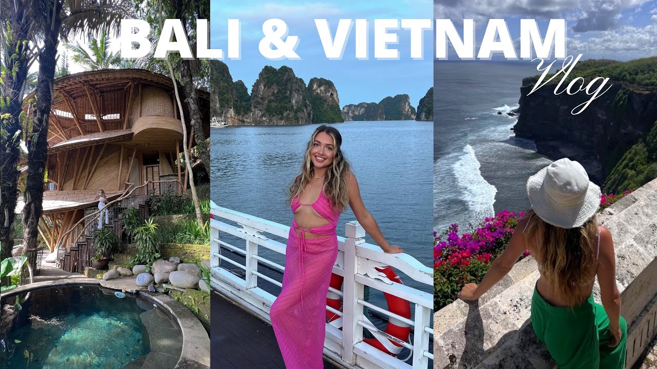 BALI & VIETNAM VLOG! Using our Wedding deposit in Uluwatu, Ubud Treehouse, Hanoi & HalongBay Vietnam