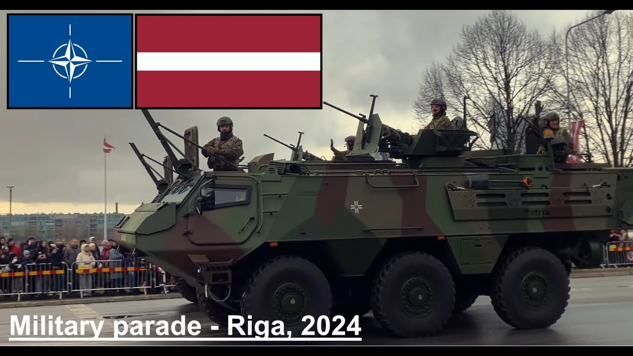 Latvia military parade 2024