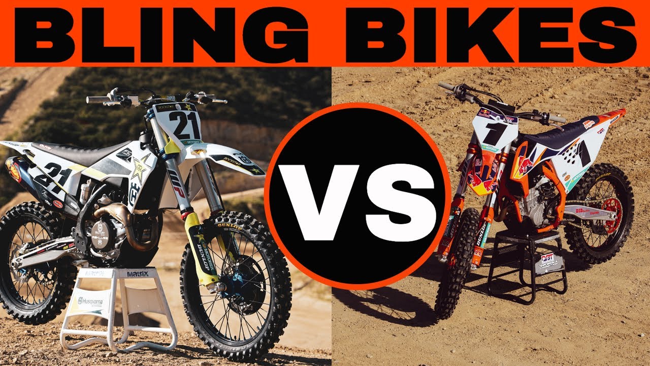 Husqvarna #fc450 Rockstar Edition VS KTM #450sxf Factory Edition