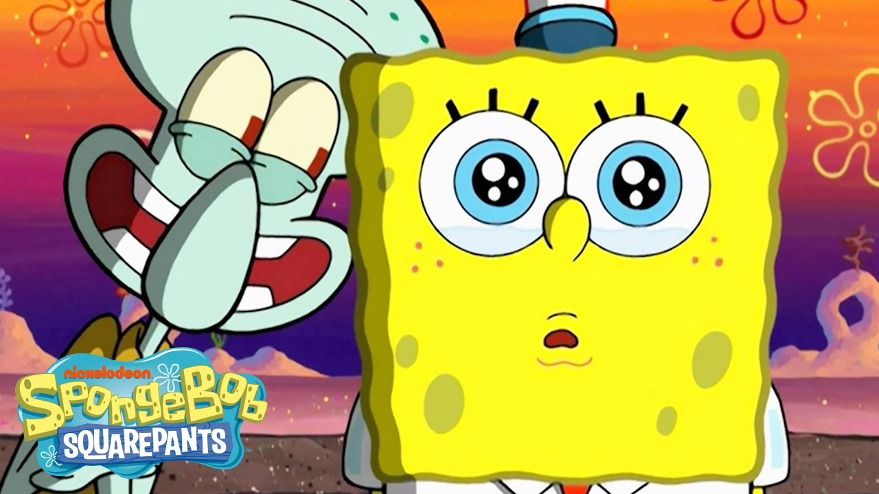 SpongeBob Stepping Outside for 45 Minutes Straight! ⛺ | @SpongeBobOfficial